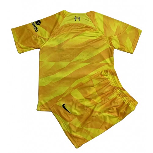 Maillot de foot Liverpool Gardien de but Domicile enfant 2023-24 Manches Courte (+ pantalon court)